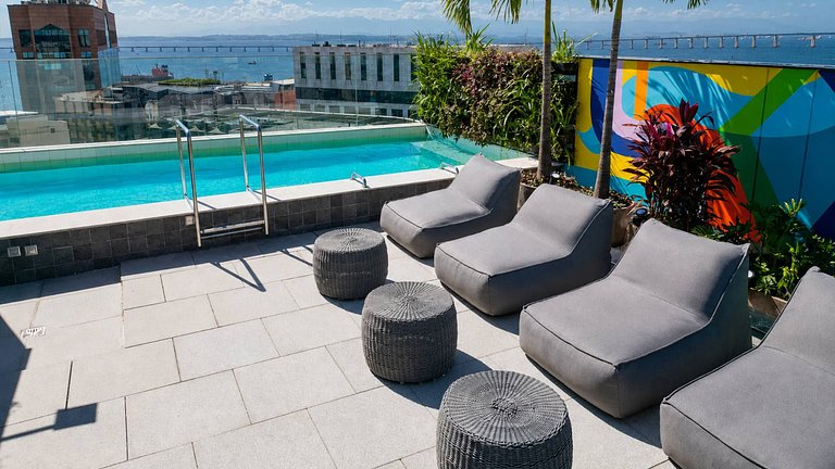 Skylux 1811 | Piscina no Rooftop, Academia, Metrô