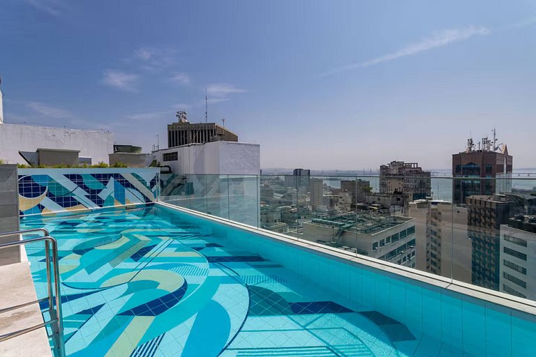 Skylux 1811 | Piscina no Rooftop, Academia, Metrô