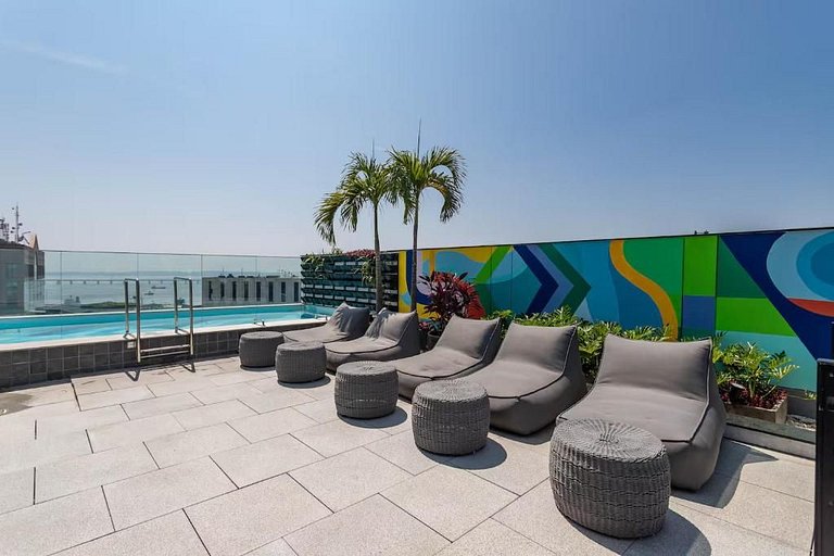 Skylux 1811 | Piscina no Rooftop, Academia, Metrô