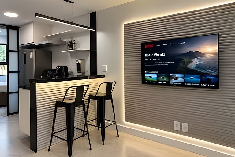 Apartamento moderno no Centro | Metrô, VLT e SDU