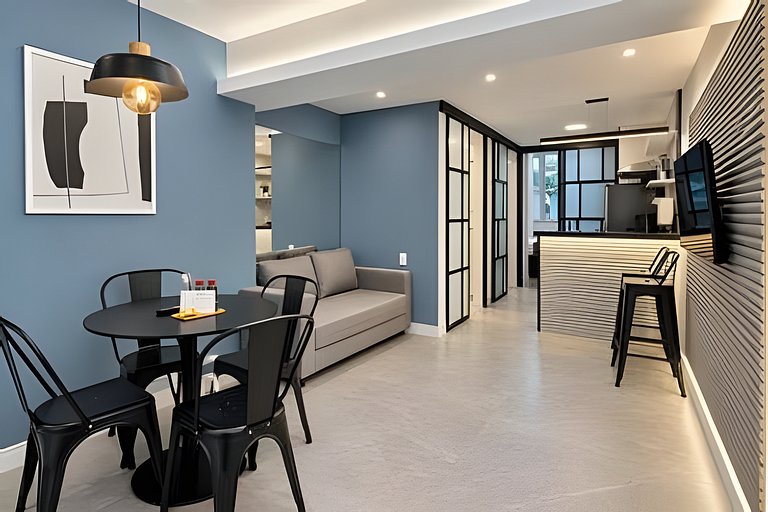 Apartamento moderno no Centro | Metrô, VLT e SDU