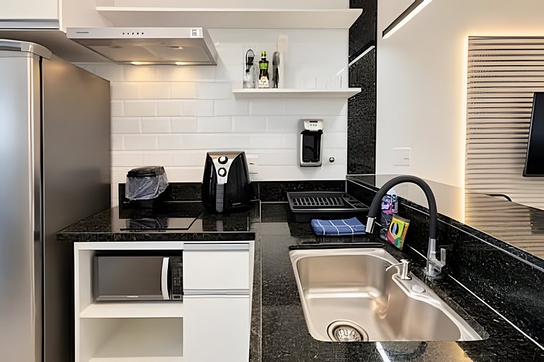 Apartamento moderno no Centro | Metrô, VLT e SDU