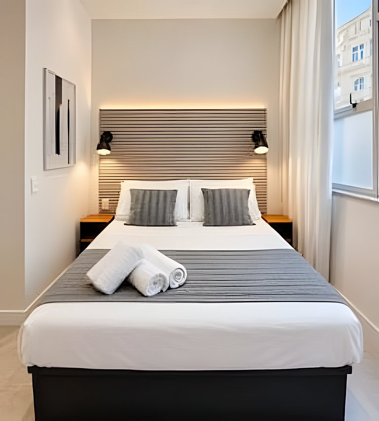 Apartamento moderno no Centro | Metrô, VLT e SDU