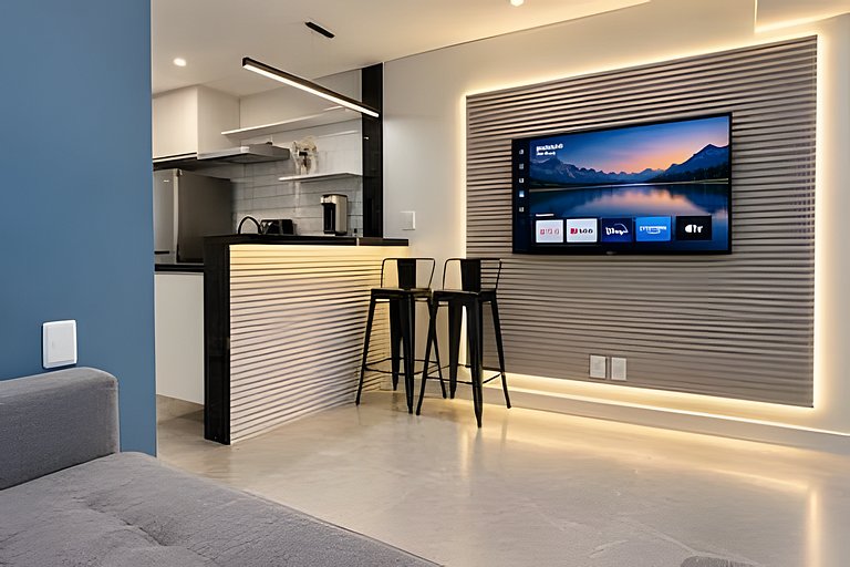 Apartamento moderno no Centro | Metrô, VLT e SDU