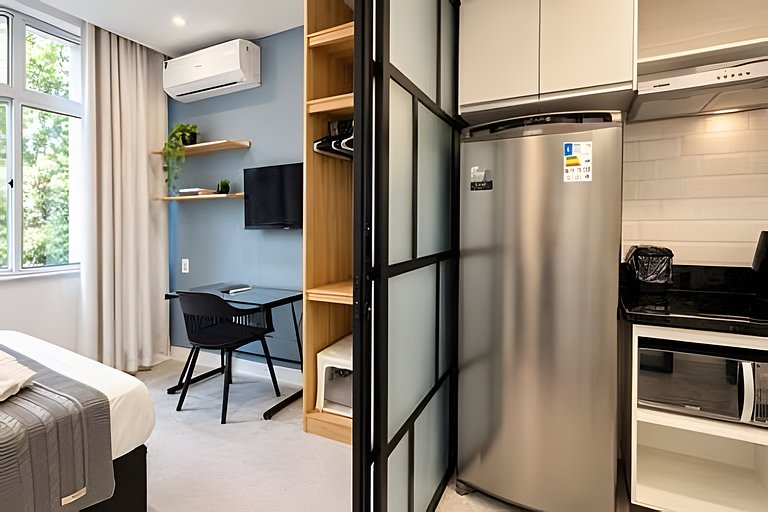 Apartamento moderno no Centro | Metrô, VLT e SDU
