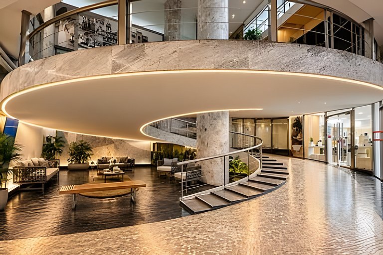 Apartamento moderno no Centro | Metrô, VLT e SDU