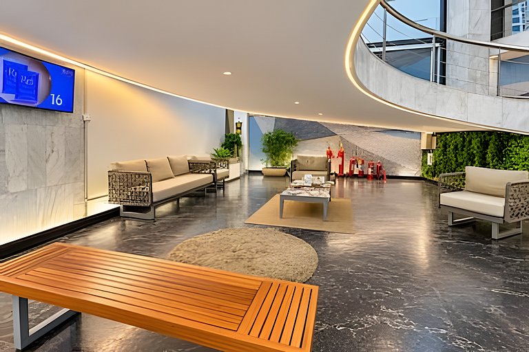 Apartamento moderno no Centro | Metrô, VLT e SDU